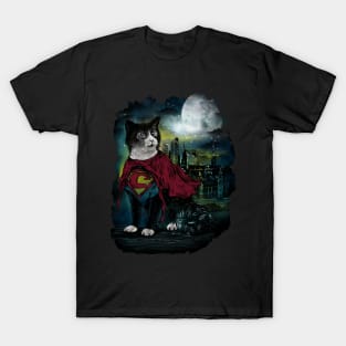 Super meow, Hero of the night T-Shirt